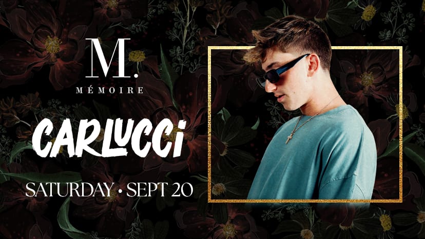 David Carlucci performs at Memoire on September 20