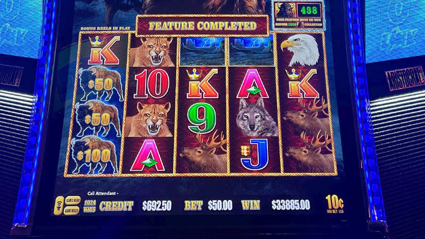 A guest won $33,885