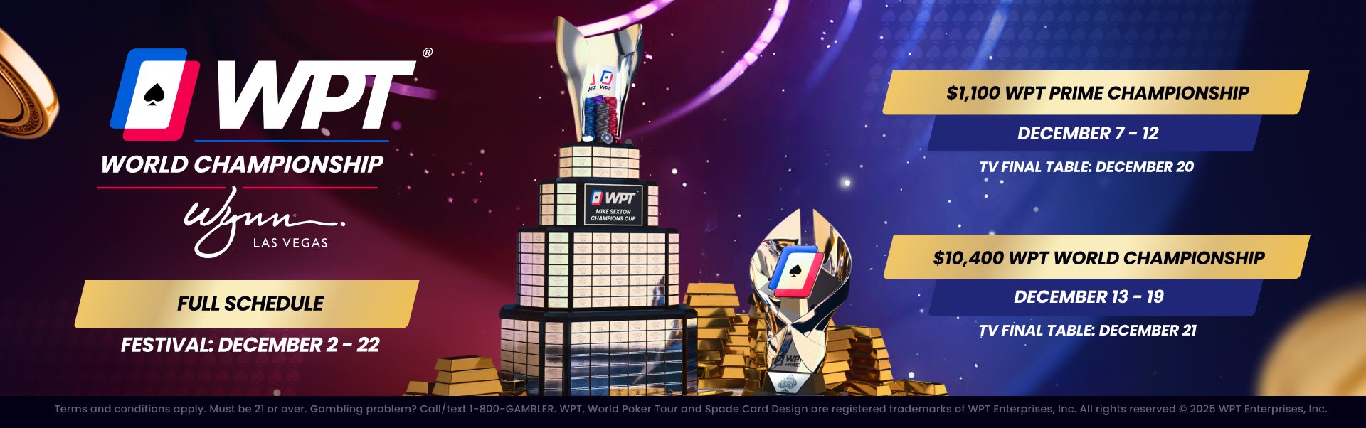 WPT World Championship 2025 at Wynn Las Vegas