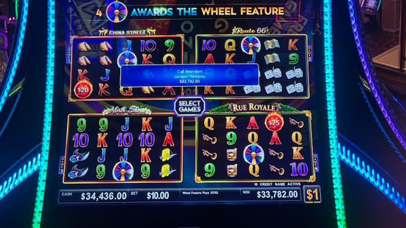 A guest won $33,872