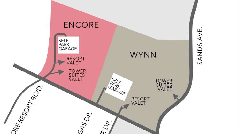 Directions to Wynn Tower Suites