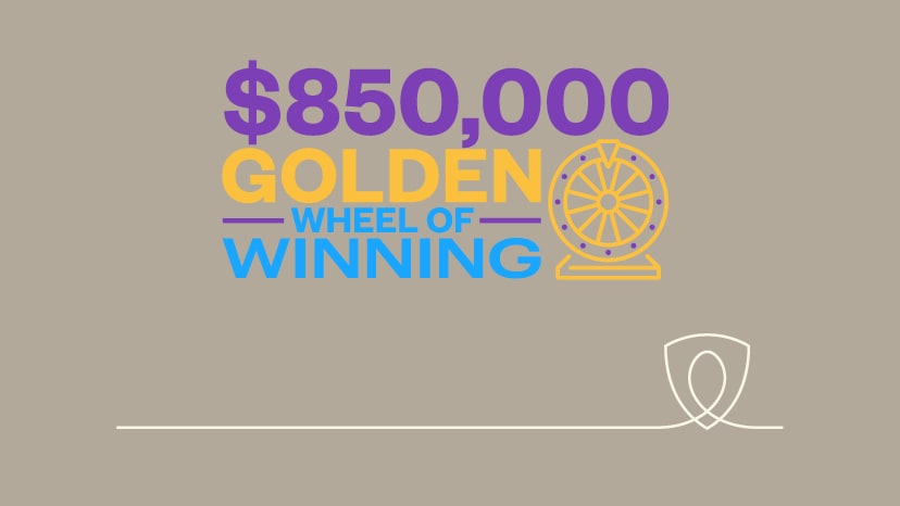 $850,000 Golden Wheel of Winning