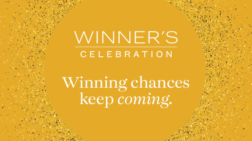 Winner's Celebration. Celebrate your win with another. 
