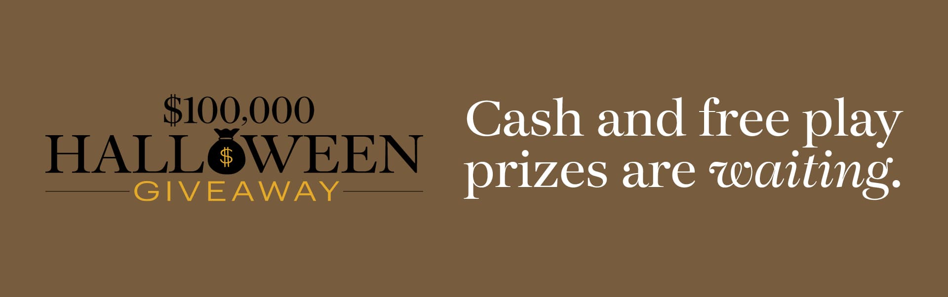 $100,000 Halloween Giveaway