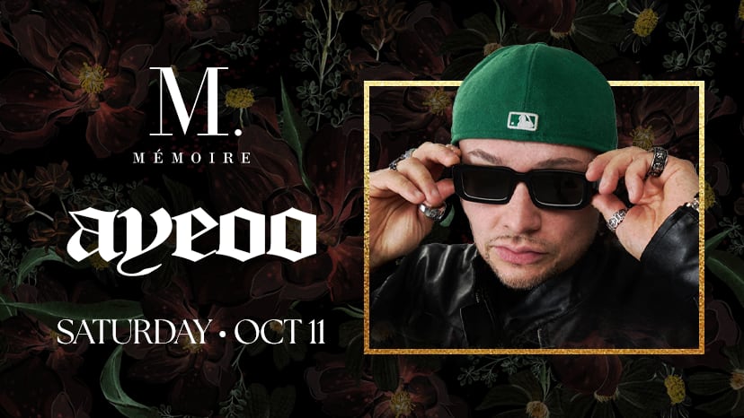 Ayeoo performs at Memoire on October 11