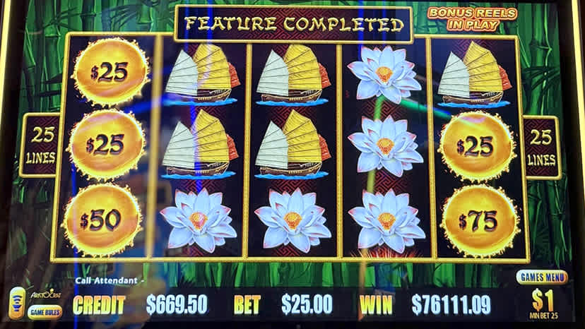 A guest won $76,111. 