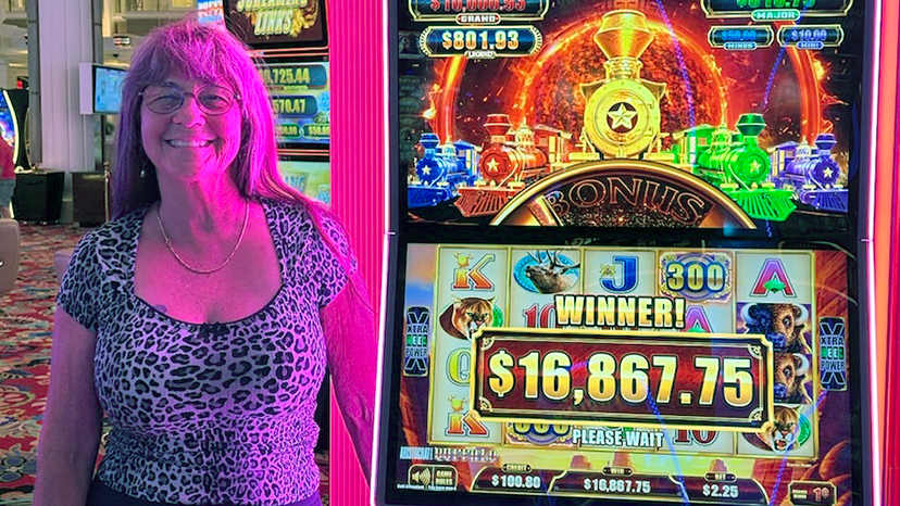 A guest won $16,867