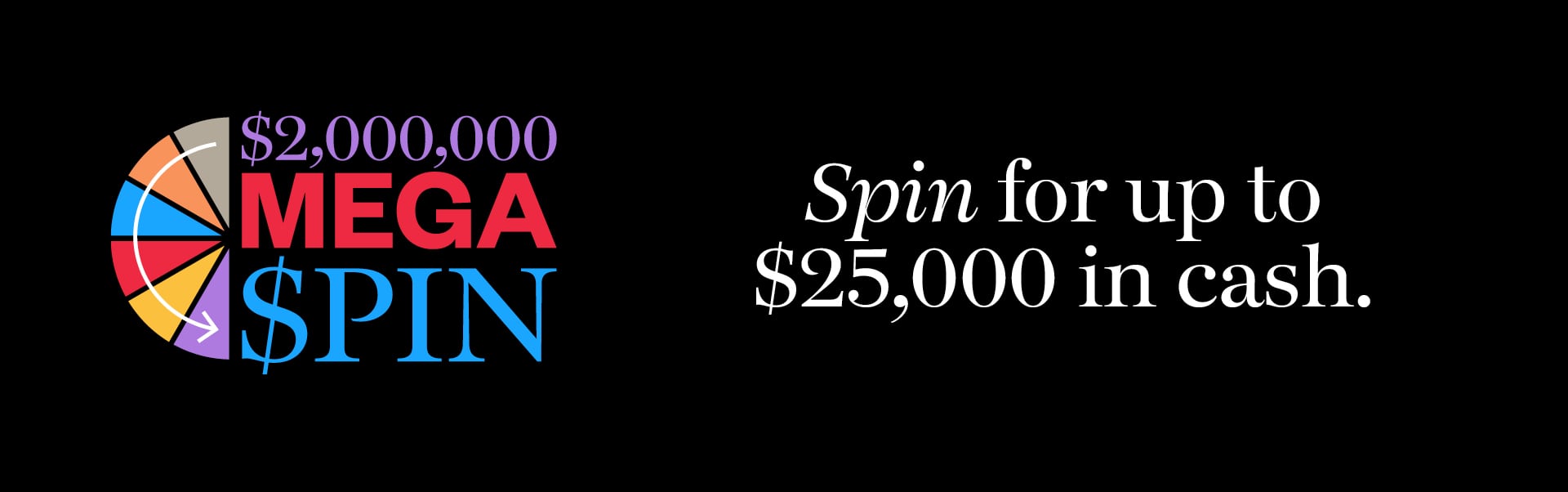$2,000,000 Mega Spin