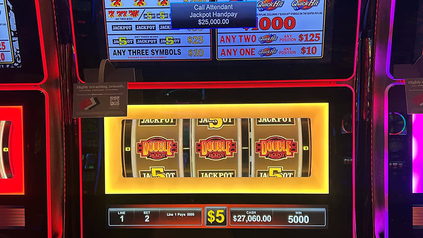 A guest won $25,000.