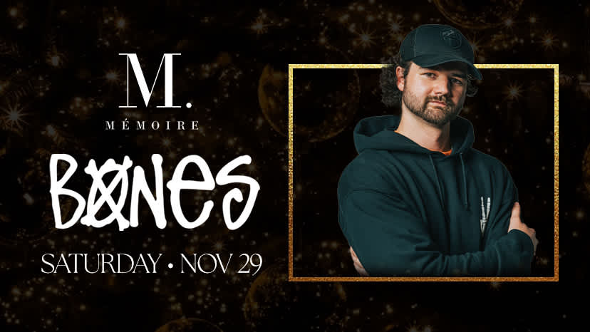 Bones performs at Memoire on November 29