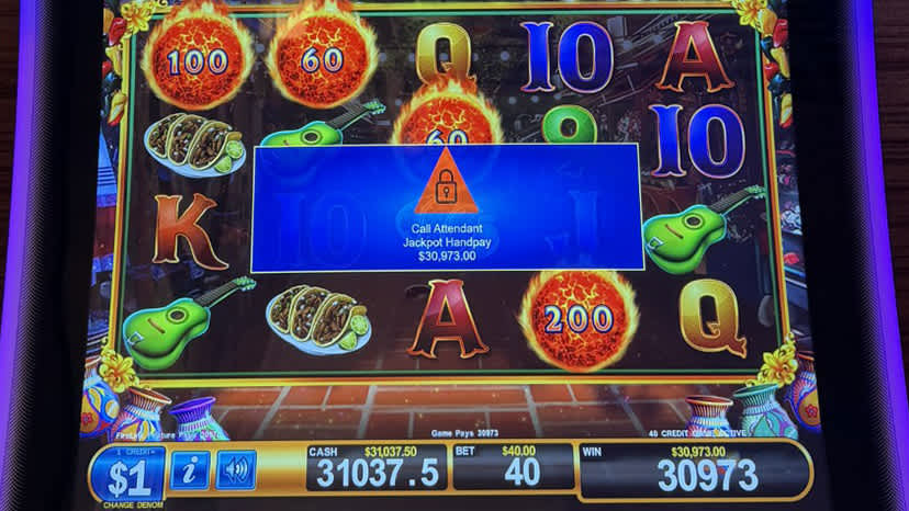A guest won $30,973.