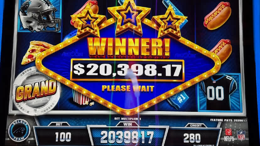 A guest won $20,398.