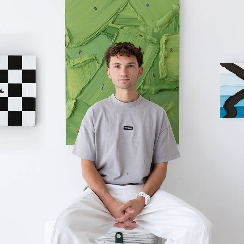 WB Concept Store - contemporary artist Werner Bronkhorst and Lando Norris