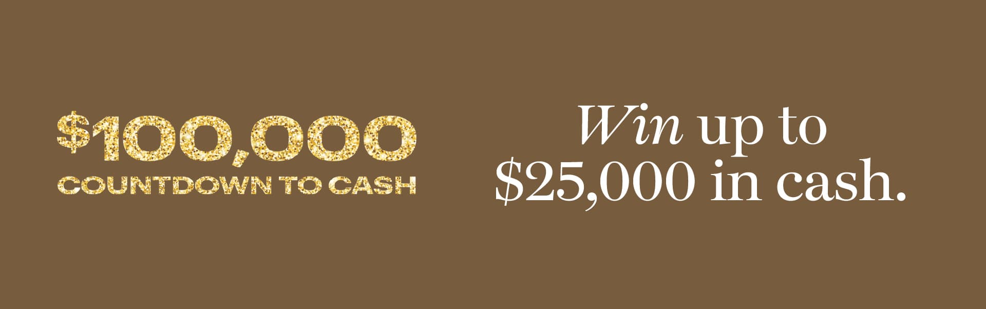 $100,000 Countdown to Cash