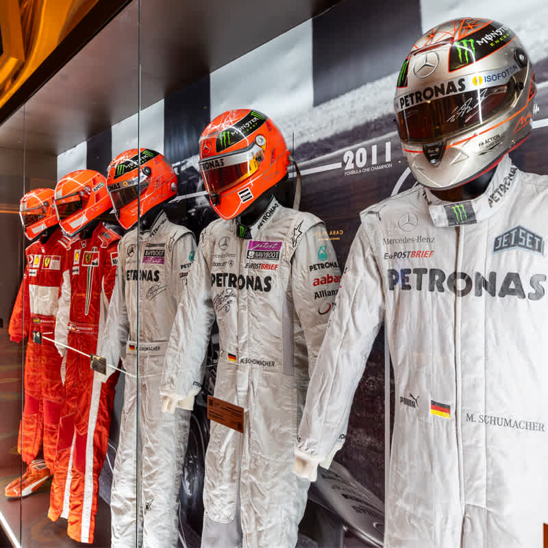 F1 2025 at Wynn Las Vegas - F1 Uniform Display
