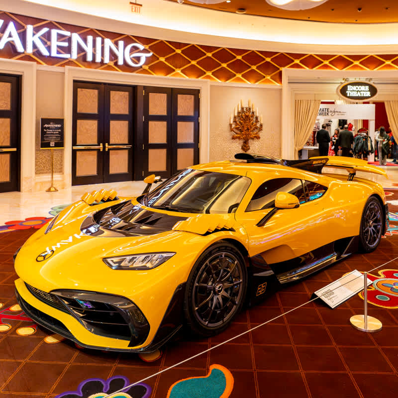 F1 2025 at Wynn Las Vegas - F1 Cars on Property