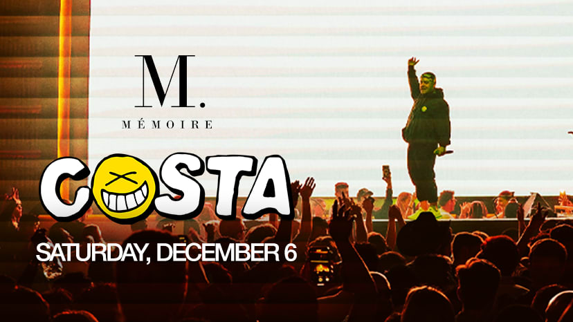 Costa performs at Memoire on December 6