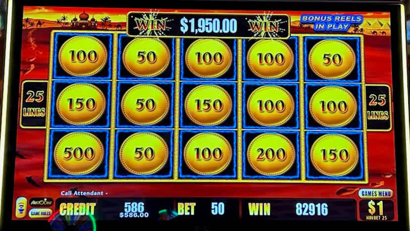 A guest won $82,916.