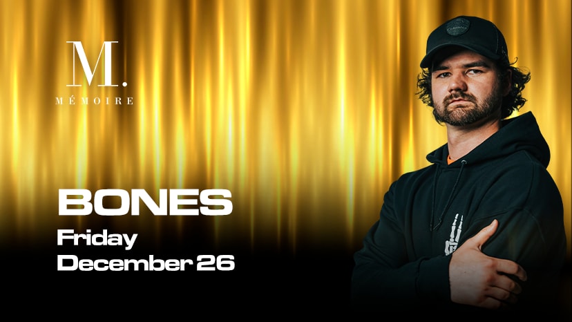 Bones performs at Memoire on December 26
