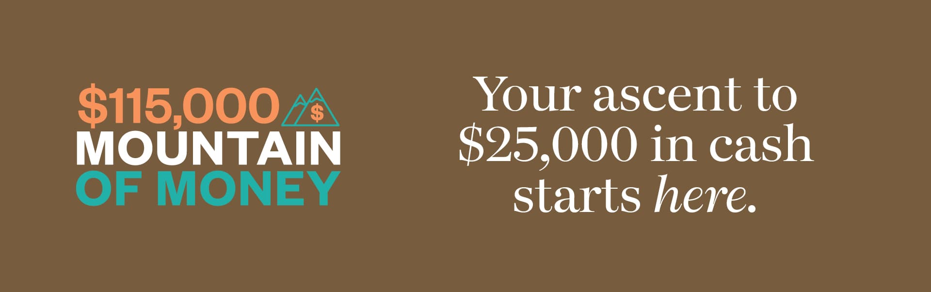 $115,000 Mountain of Money