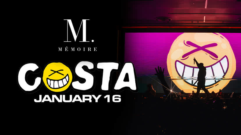 Costa performs at Memoire on January 16
