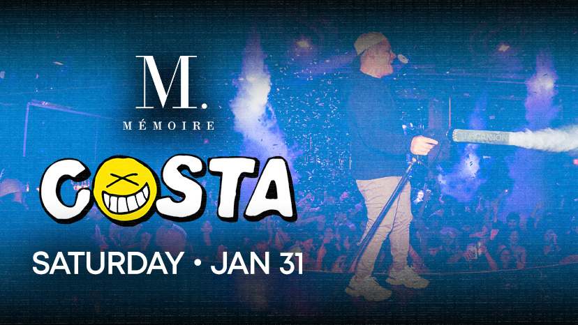Costa performs at Memoire on January 31