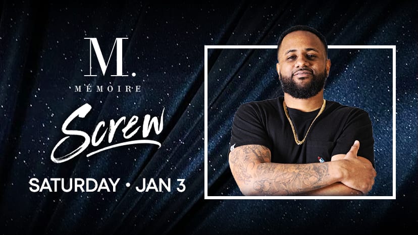 Screw performs at Memoire on January 3