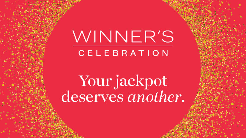 Winner's Celebration. Celebrate your win with another. 