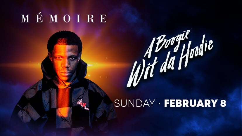 A Boogie performs at Memoire on February 8
