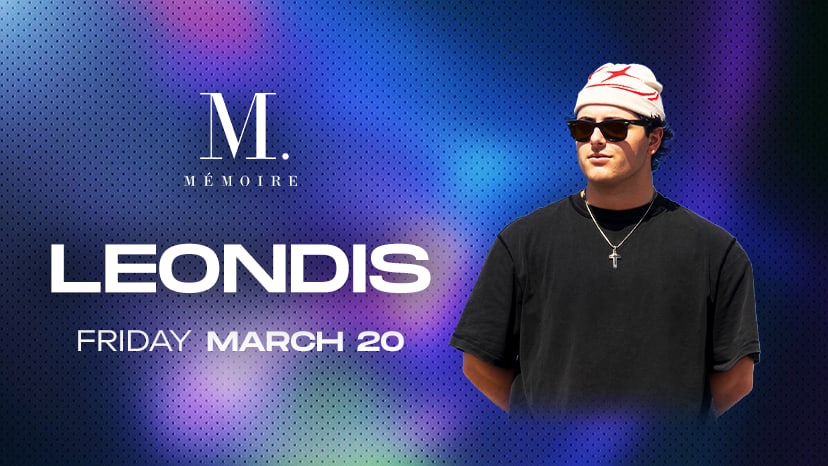 Leondis performs at Memoire on March 20