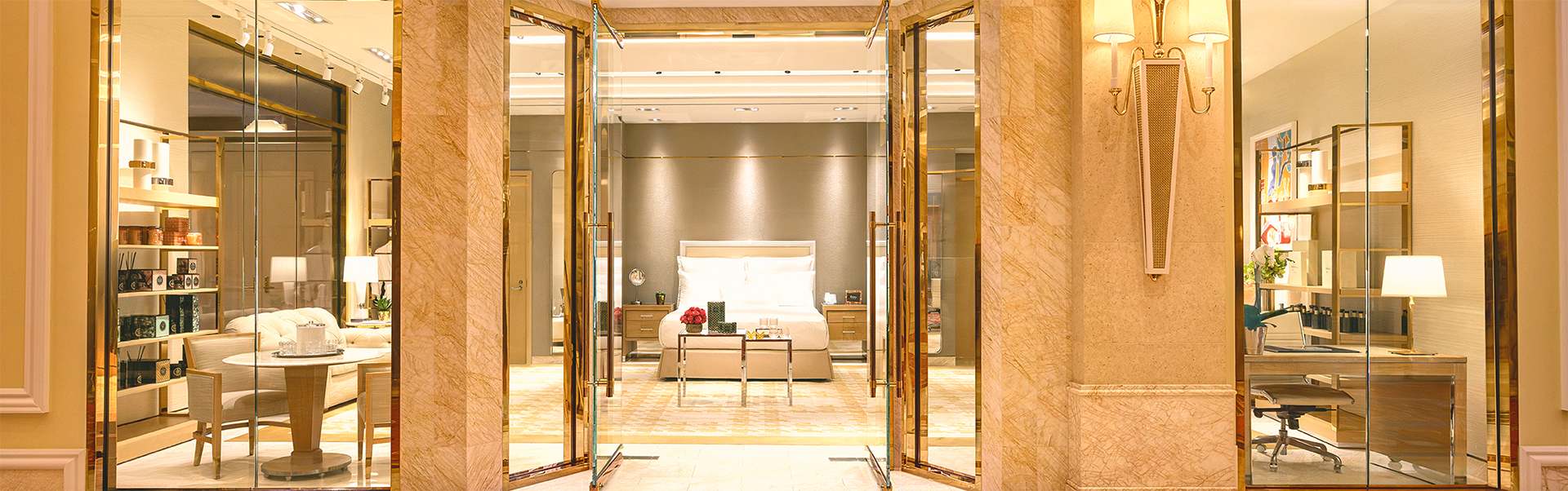 The exterior of Wynn Boutique at Encore Boston Harbor