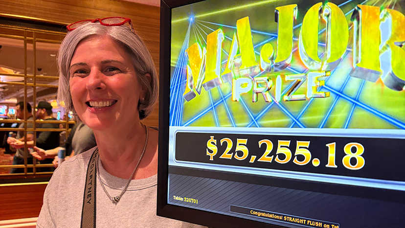 A guest won $25,255