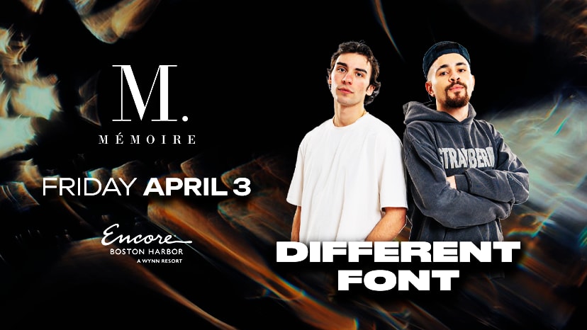 Different Font performs at Memoire on April 3