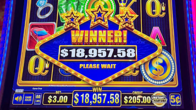 A guest won $18,957.