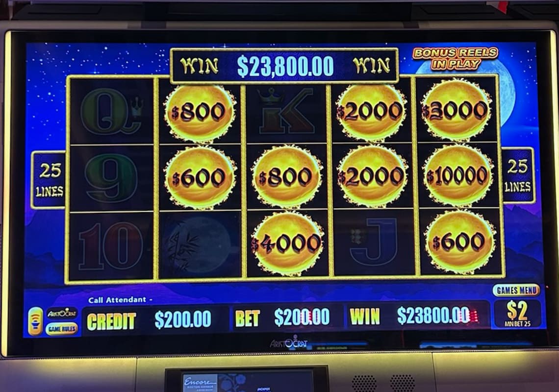 A guest wins $23,800