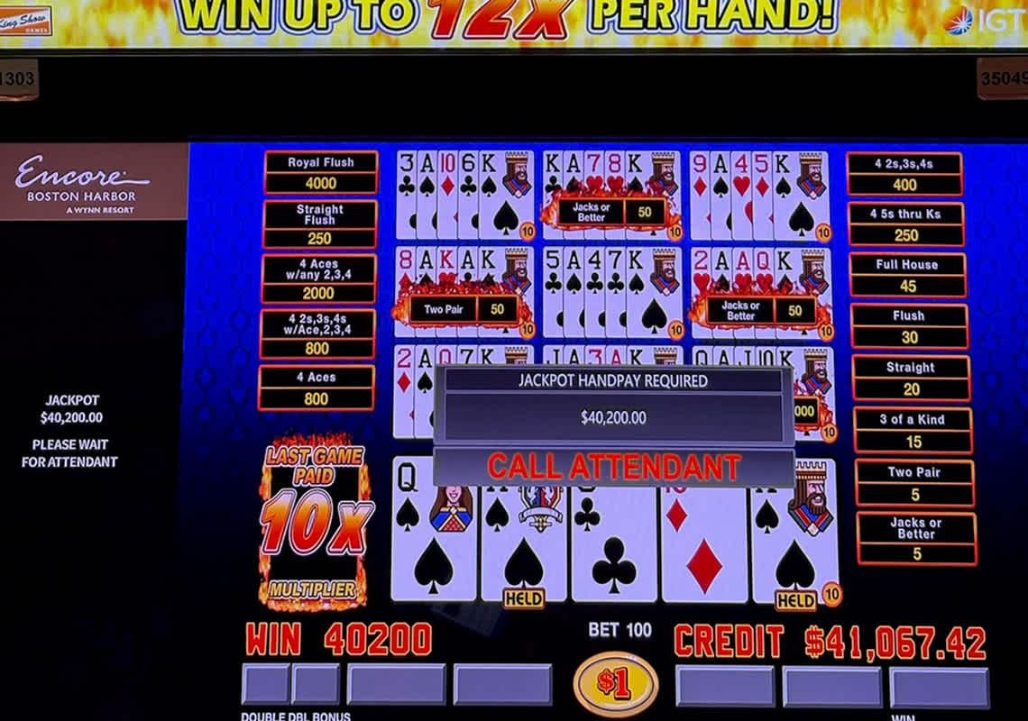 A guest won $40,200
