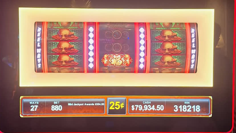 A guest won $79,934.