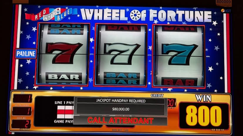A guest won $80,000
