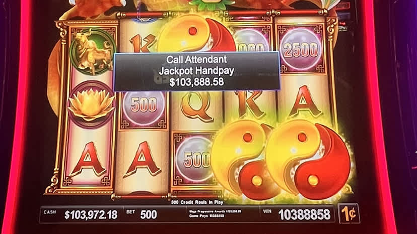 A guest won $103,888.