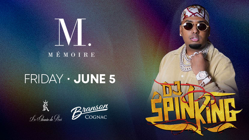 DJ Spinking performs at Memoire on June 5