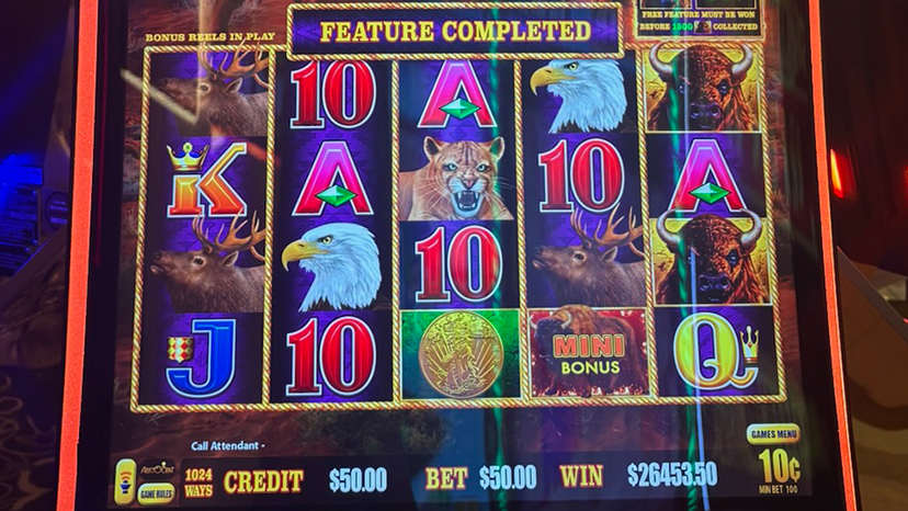 A guest won $26,453