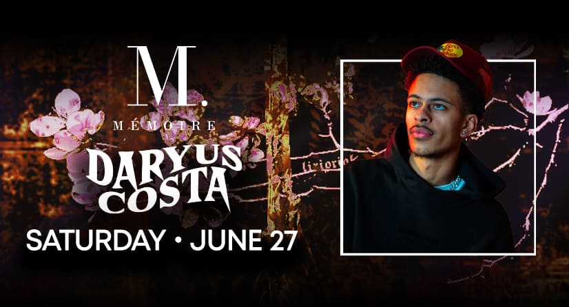 Daryus Costa performs at Memoire on June 27