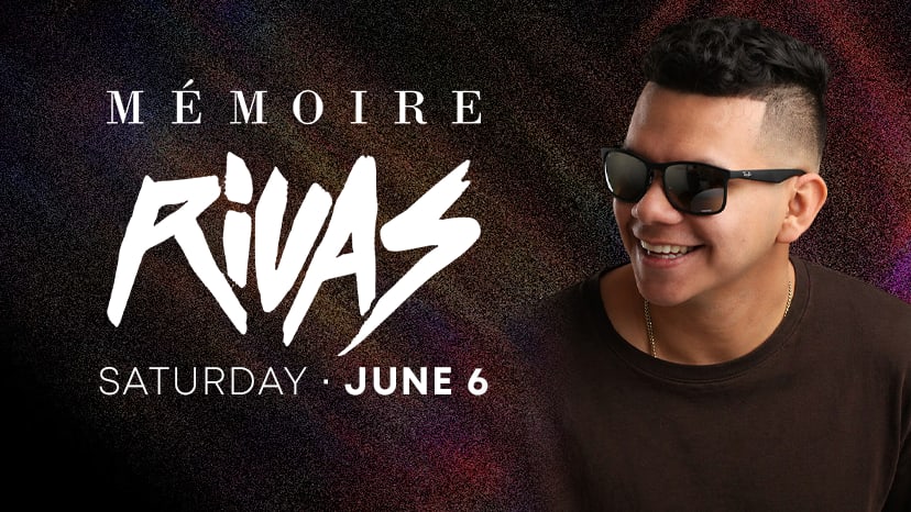 Rivas performs at Memoire on June 6