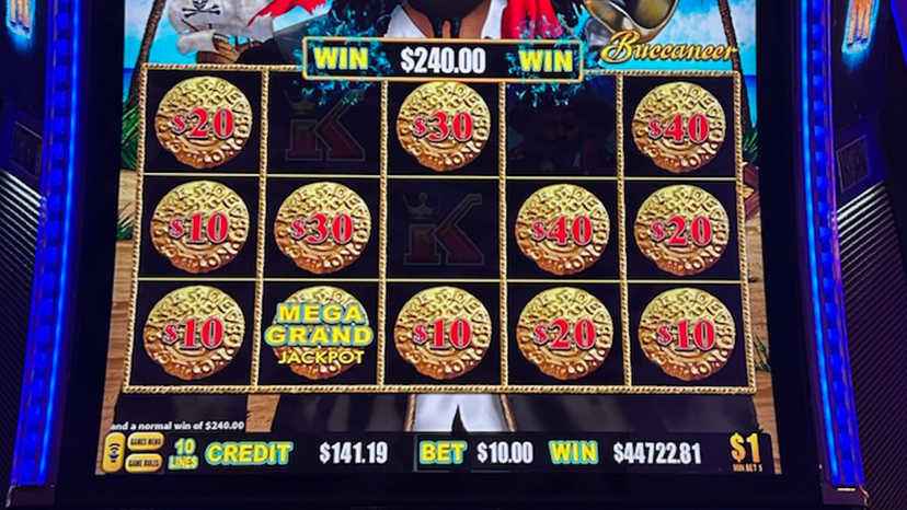 A guest won $44,722