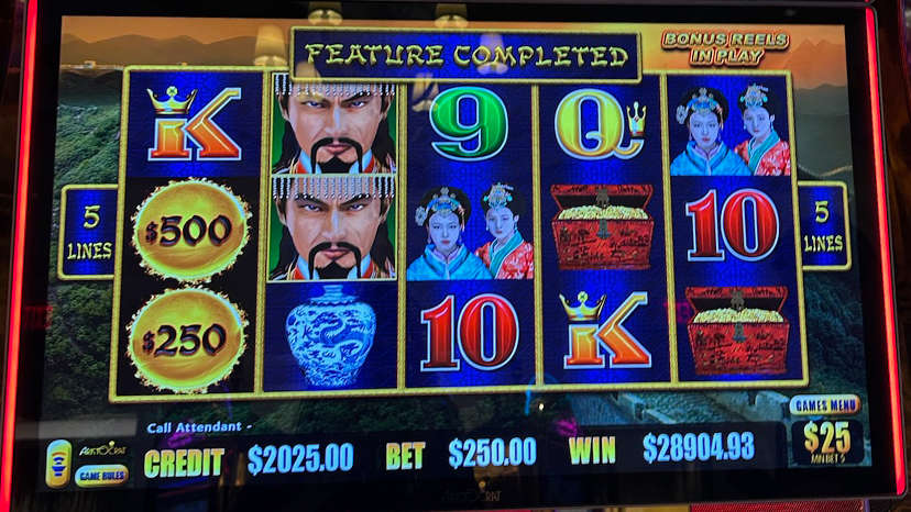 A guest won $28,904