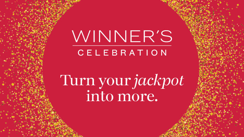 Winner's Celebration. Celebrate your win with another. 