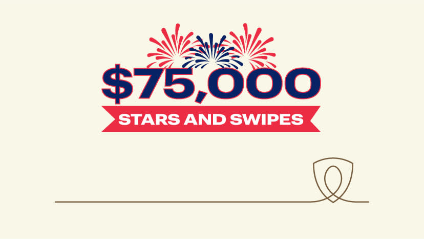 $75,000 Stars and Swipes