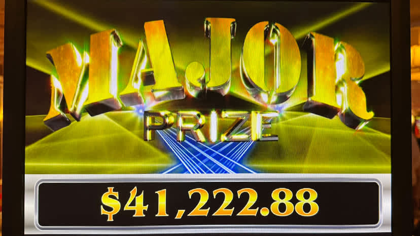 A guest won $41,222
