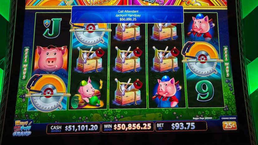 A guest won $50,856.