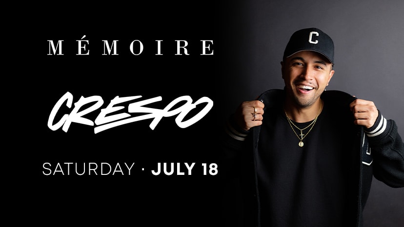 Crespo performs at Memoire on July 18